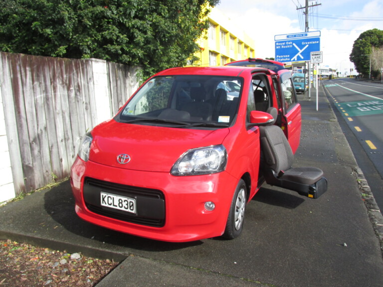 disability vehicle rental swing out seats