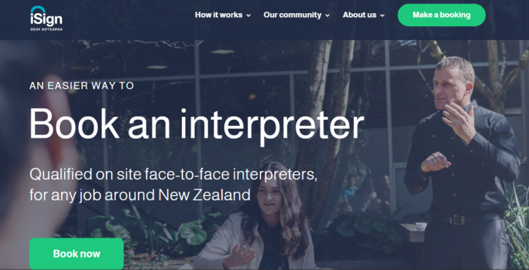ISign Book an Interpreter