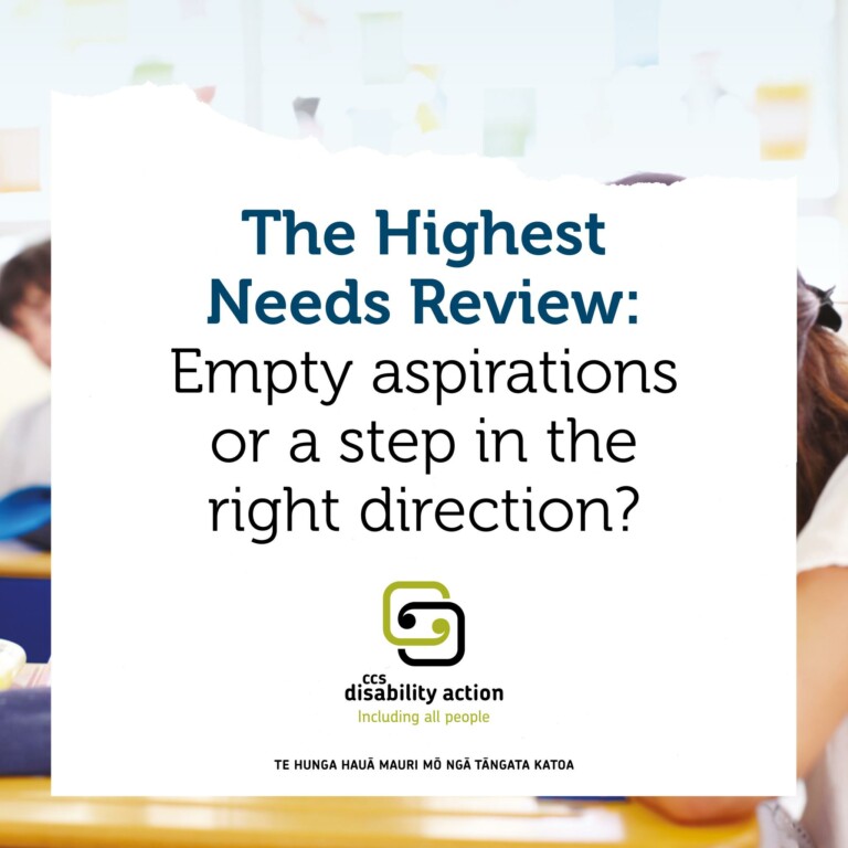 CCS Highest Needs Review