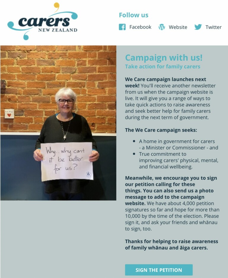 Carers NZ Newsletter