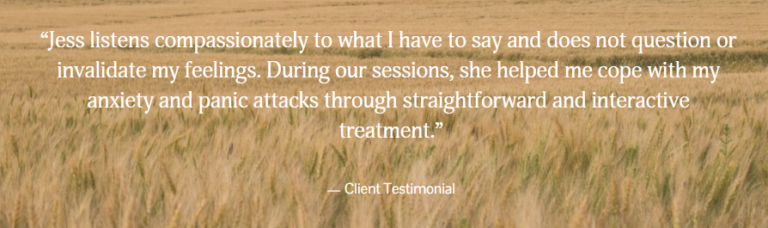 Client Testimonial Two Chairs Counselling