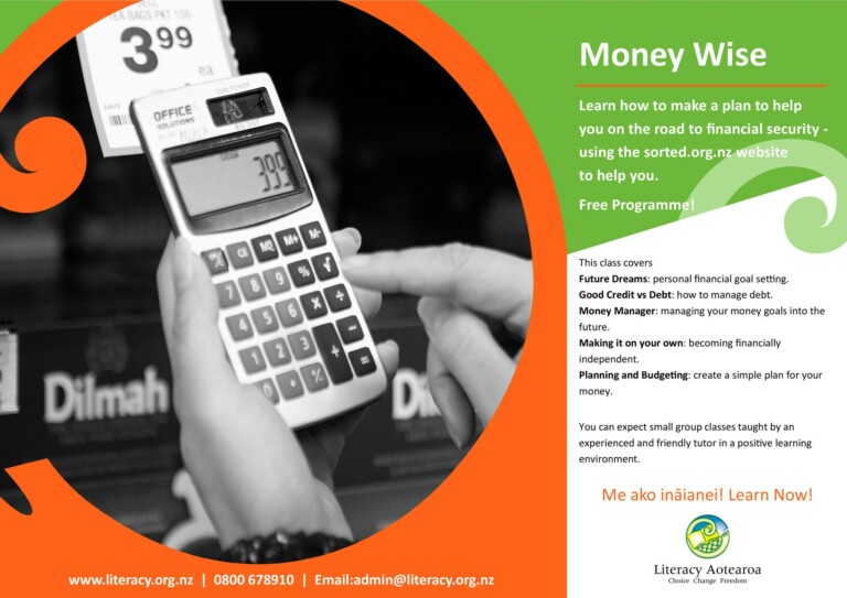 Literacy Aotearoa Money Wise