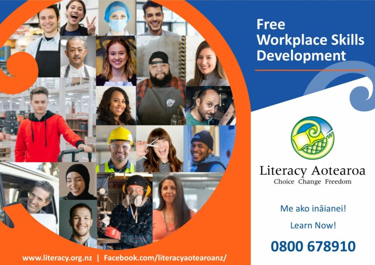 Literacy Aotearoa Workplace development skills