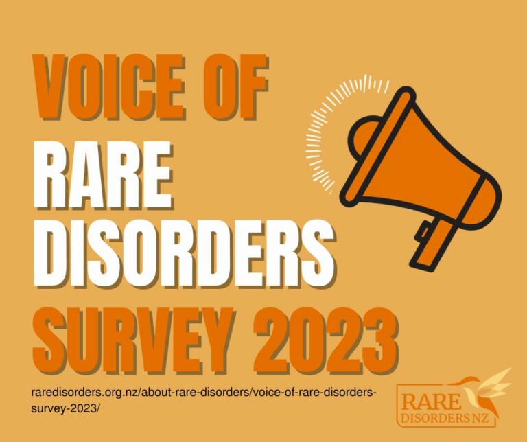 Rare disorders NZ survey 2023
