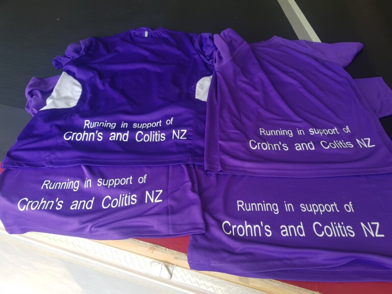 Crohns and Colitis Marathon Tshirts